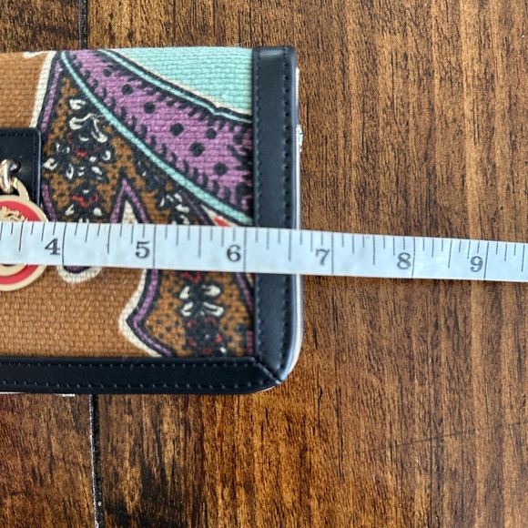 Spartina 449 | Daufuski Island Paisley Linen & Leather Wristlet/Wallet, NWT - Picture 8 of 9